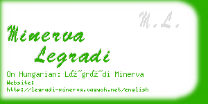 minerva legradi business card